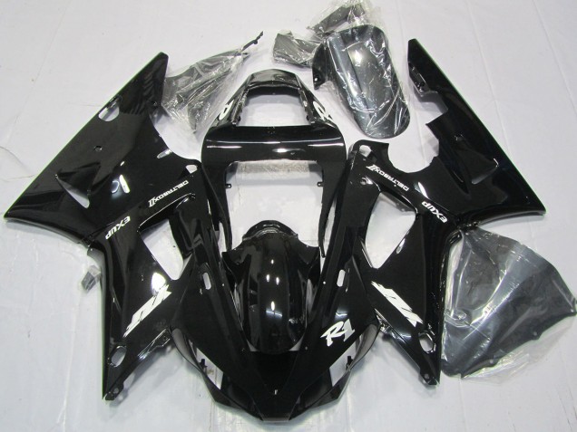 00-01 Schwarz Glänzend Yamaha R1 Motorrad Verkleidungen 00-01 Schwarz Glänzend Yamaha R1 Motorrad Verkleidungen