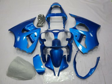 00-02 Blau Kawasaki ZX6R Motorrad Verkleidungen