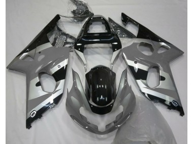 00-02 Grau-Silber OEM-Stil Suzuki GSXR 1000 Motorrad Verkleidungen