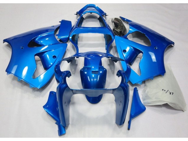 00-02 Leuchtendes Blau Kawasaki ZX6R Motorrad Verkleidungen 00-02 Leuchtendes Blau Kawasaki ZX6R Motorrad Verkleidungen