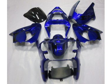 00-02 Metallicblau Kawasaki ZX6R Motorrad Verkleidungen