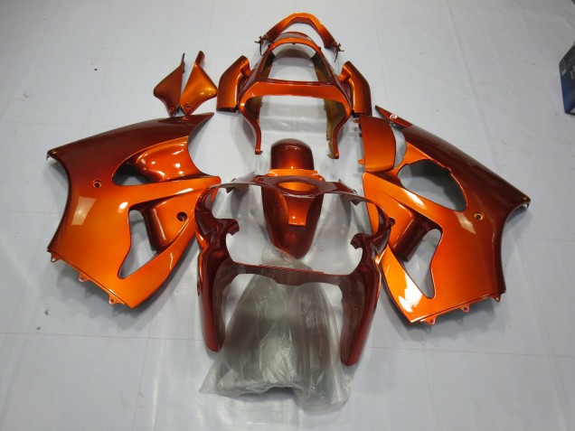 00-02 Orange Kawasaki ZX6R Motorrad Verkleidungen 00-02 Orange Kawasaki ZX6R Motorrad Verkleidungen