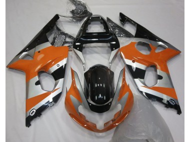 00-02 Orange Silber OEM Stil Suzuki GSXR 1000 Motorrad Verkleidungen