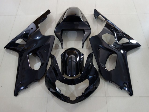 00-02 Schwarz Glänzend Suzuki GSXR 1000 Motorrad Verkleidungen 00-02 Schwarz Glänzend Suzuki GSXR 1000 Motorrad Verkleidungen