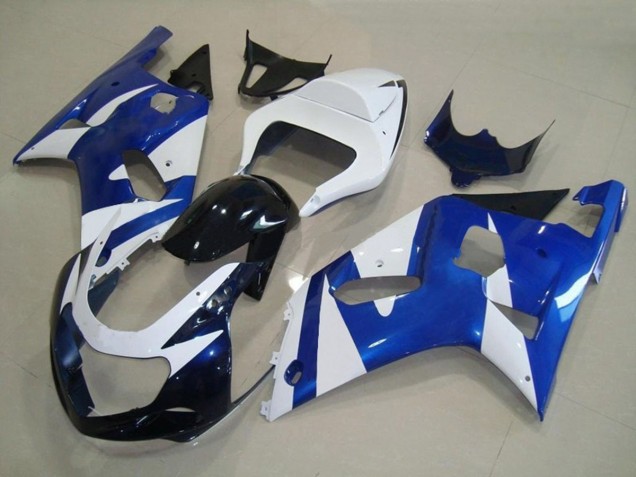 01-03 Blau & Weiß OEM Stil Suzuki GSXR 600-750 Motorrad Verkleidungen