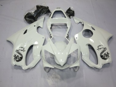 01-03 Dragon White Honda CBR600 F4i Motorrad Verkleidungen