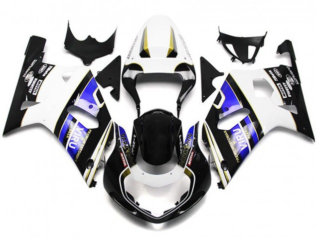 01-03 Glanz VIRU Stil Suzuki GSXR 600-750 Motorrad Verkleidungen