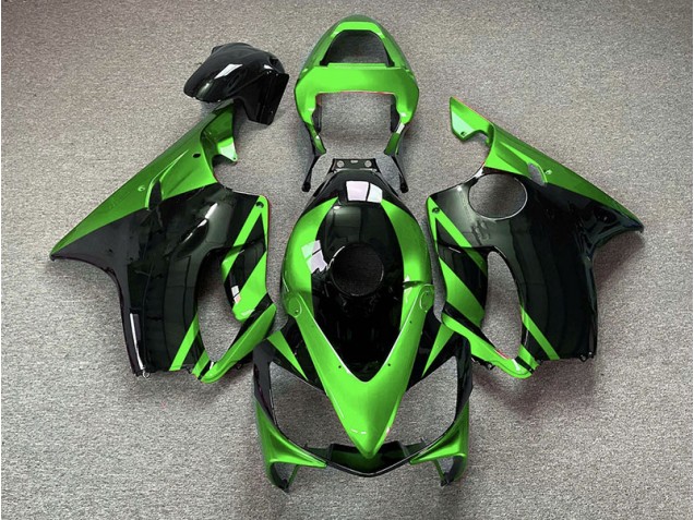 01-03 Glänzend Grün & Schwarz Honda CBR600 F4i Motorrad Verkleidungen 01-03 Glänzend Grün & Schwarz Honda CBR600 F4i Motorrad Verkleidungen