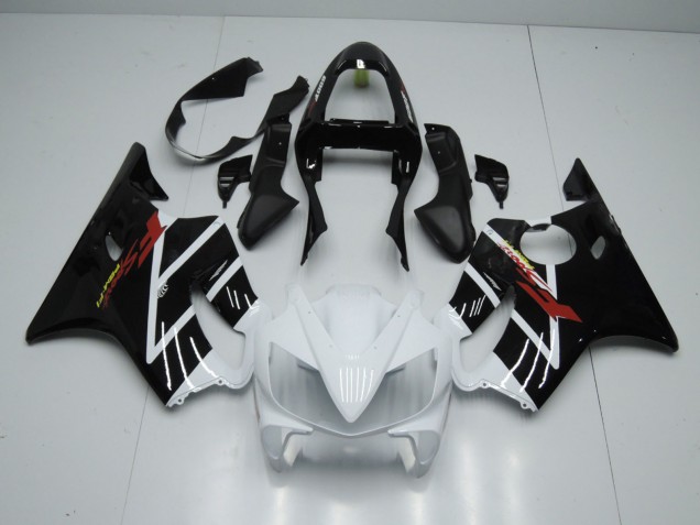 01-03 Glänzend Weiß & Schwarz Honda CBR600 F4i Motorrad Verkleidungen