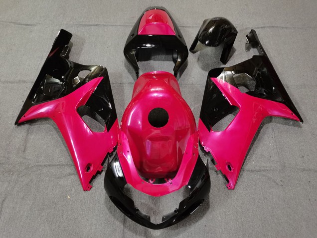 01-03 Glanzrosa & Schwarz Suzuki GSXR 600-750 Motorrad Verkleidungen