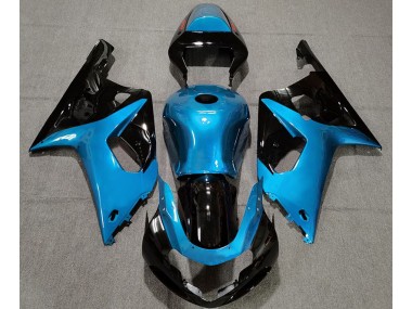 01-03 Hellblau & Schwarz Glänzend Suzuki GSXR 600-750 Motorrad Verkleidungen