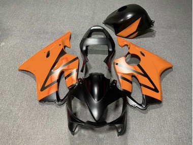 01-03 Matt Schwarz & Orange Honda CBR600 F4i Motorrad Verkleidungen