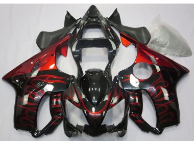 01-03 Rot Flamme Honda CBR600 F4i Motorrad Verkleidungen