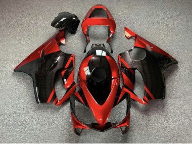 01-03 Rot Glänzend & Schwarz Honda CBR600 F4i Motorrad Verkleidungen