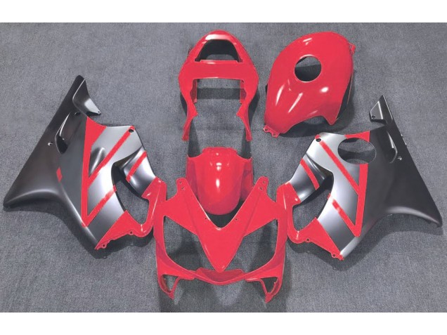 01-03 Rot & Matt Silber Honda CBR600 F4i Motorrad Verkleidungen
