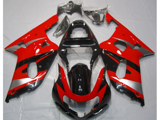 01-03 Rot OEM-Stil Suzuki GSXR 600-750 Motorrad Verkleidungen