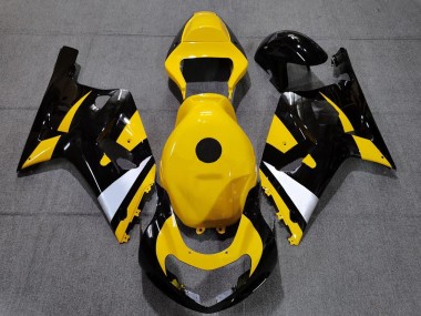01-03 Schwarz & Gelb Suzuki GSXR 600-750 Motorrad Verkleidungen