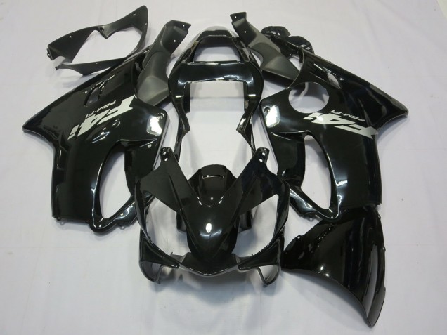 01-03 Schwarz Glänzend Silberner Aufkleber Honda CBR600 F4i Motorrad Verkleidungen