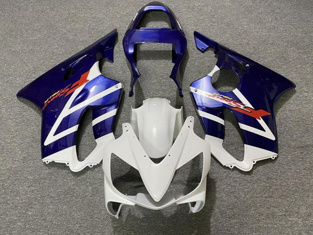 01-03 Tiefes Blau & Weiß Honda CBR600 F4i Motorrad Verkleidungen