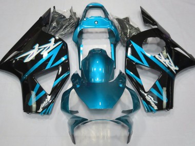 02-03 Elektrisches Hellblau Honda CBR954RR Motorrad Verkleidungen