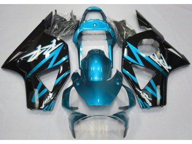 02-03 Elektrisches Hellblau Honda CBR954RR Motorrad Verkleidungen
