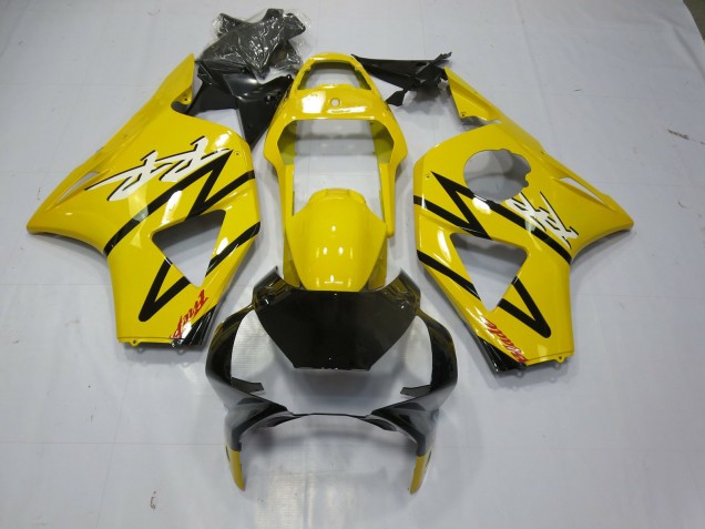 02-03 Gelb & Schwarz Umgedreht Honda CBR954RR Motorrad Verkleidungen