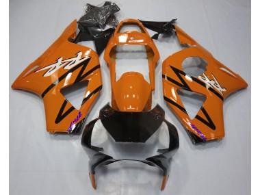 02-03 Glänzend Dunkelorange Blade Honda CBR954RR Motorrad Verkleidungen