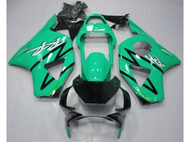 02-03 Glänzendes Blaugrün Honda CBR954RR Motorrad Verkleidungen