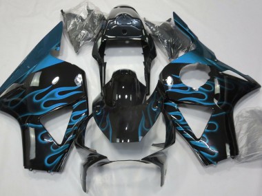 02-03 Hellblau Flamme Honda CBR954RR Motorrad Verkleidungen