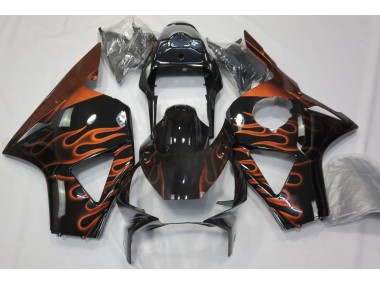 02-03 Orange Flamme Honda CBR954RR Motorrad Verkleidungen