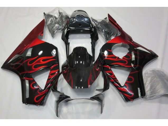 02-03 Rot Flamme Honda CBR954RR Motorrad Verkleidungen 02-03 Rot Flamme Honda CBR954RR Motorrad Verkleidungen