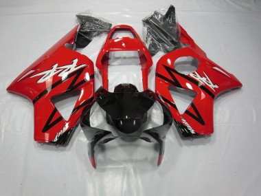 02-03 Rot Glänzend & Schwarz Honda CBR954RR Motorrad Verkleidungen