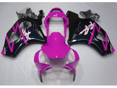 02-03 Schwarz Glänzend & Pink Honda CBR954RR Motorrad Verkleidungen