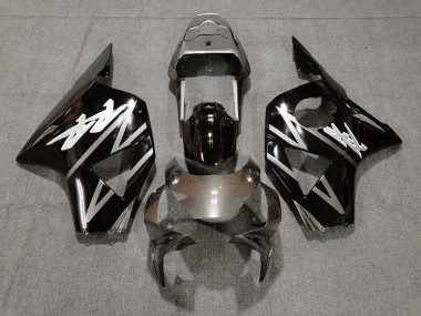 02-03 Silber Glänzend & Schwarz Honda CBR954RR Motorrad Verkleidungen