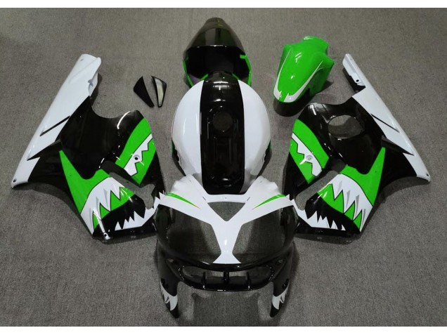 02-05 Grüner Hai Kawasaki ZX12R Motorrad Verkleidungen 02-05 Grüner Hai Kawasaki ZX12R Motorrad Verkleidungen