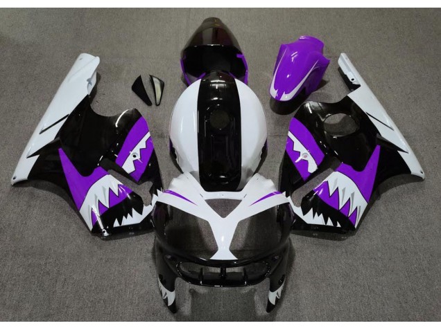 02-05 Lila Hai Kawasaki ZX12R Motorrad Verkleidungen