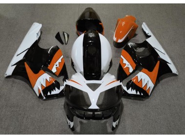02-05 Orange Hai Kawasaki ZX12R Motorrad Verkleidungen