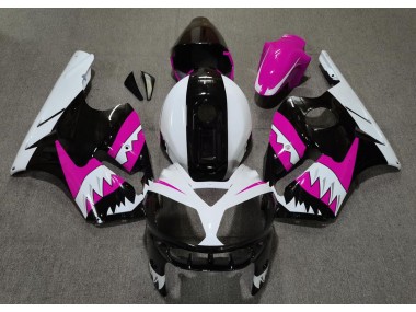 02-05 Rosa Hai Kawasaki ZX12R Motorrad Verkleidungen