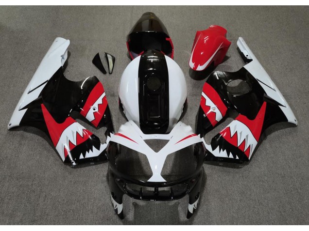 02-05 Rot Hai Kawasaki ZX12R Motorrad Verkleidungen