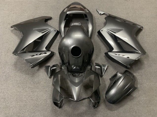 02-12 Dunkelgrau Honda VFR800 Motorrad Verkleidungen