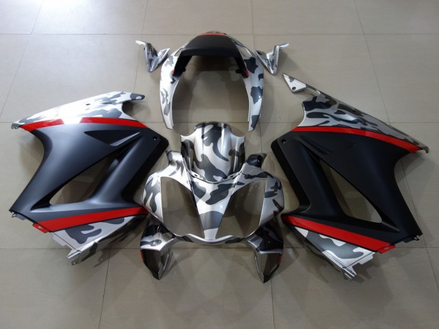 02-12 Matt & Tarnung Honda VFR800 Motorrad Verkleidungen