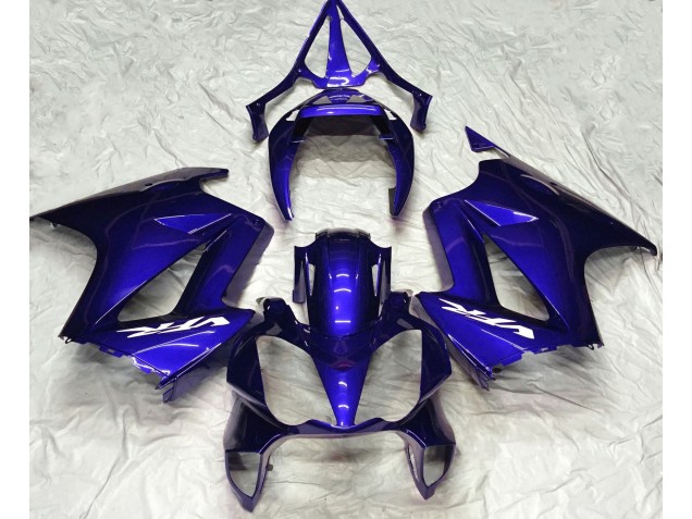 02-12 Tiefes Blau Schlicht Honda VFR800 Motorrad Verkleidungen