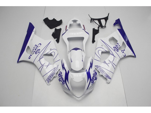 03-04 Blau & Weiß Corona Suzuki GSXR 1000 Motorrad Verkleidungen 03-04 Blau & Weiß Corona Suzuki GSXR 1000 Motorrad Verkleidungen