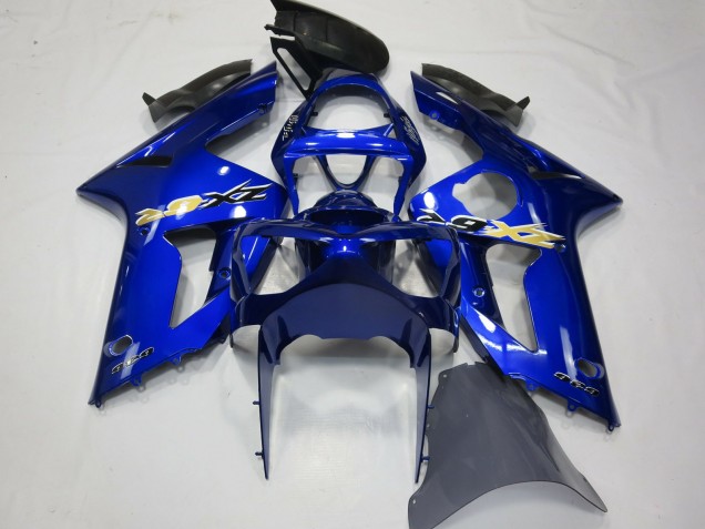 03-04 Blau OEM Stil Kawasaki ZX6R Motorrad Verkleidungen 03-04 Blau OEM Stil Kawasaki ZX6R Motorrad Verkleidungen