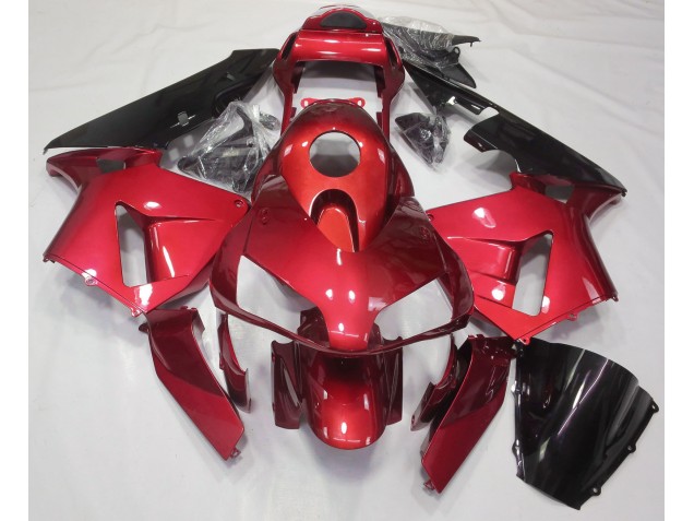03-04 Candy Red Plain Honda CBR600RR Motorrad Verkleidungen
