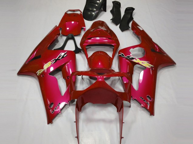 03-04 Candy Rot Kawasaki ZX6R Motorrad Verkleidungen 03-04 Candy Rot Kawasaki ZX6R Motorrad Verkleidungen