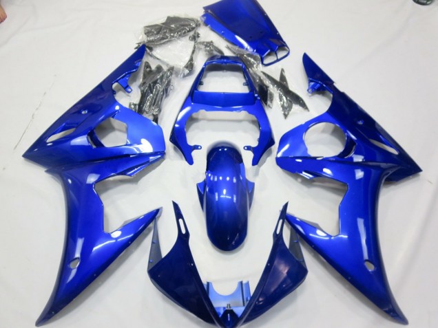 03-04 Glänzend Blau Yamaha R6 Motorrad Verkleidungen 03-04 Glänzend Blau Yamaha R6 Motorrad Verkleidungen