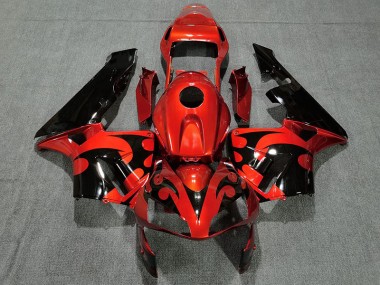 03-04 Glänzend Dunkelorange Honda CBR600RR Motorrad Verkleidungen