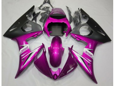 03-04 Glanzrosa & Weiß Yamaha R6 Motorrad Verkleidungen