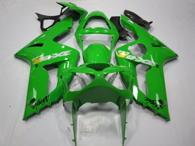 03-04 Grün OEM-Stil Kawasaki ZX6R Motorrad Verkleidungen 03-04 Grün OEM-Stil Kawasaki ZX6R Motorrad Verkleidungen